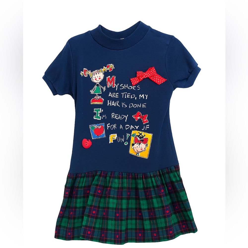 🧸 Vintage Buster Brown Girls Dress (Size 6, fits like 5)